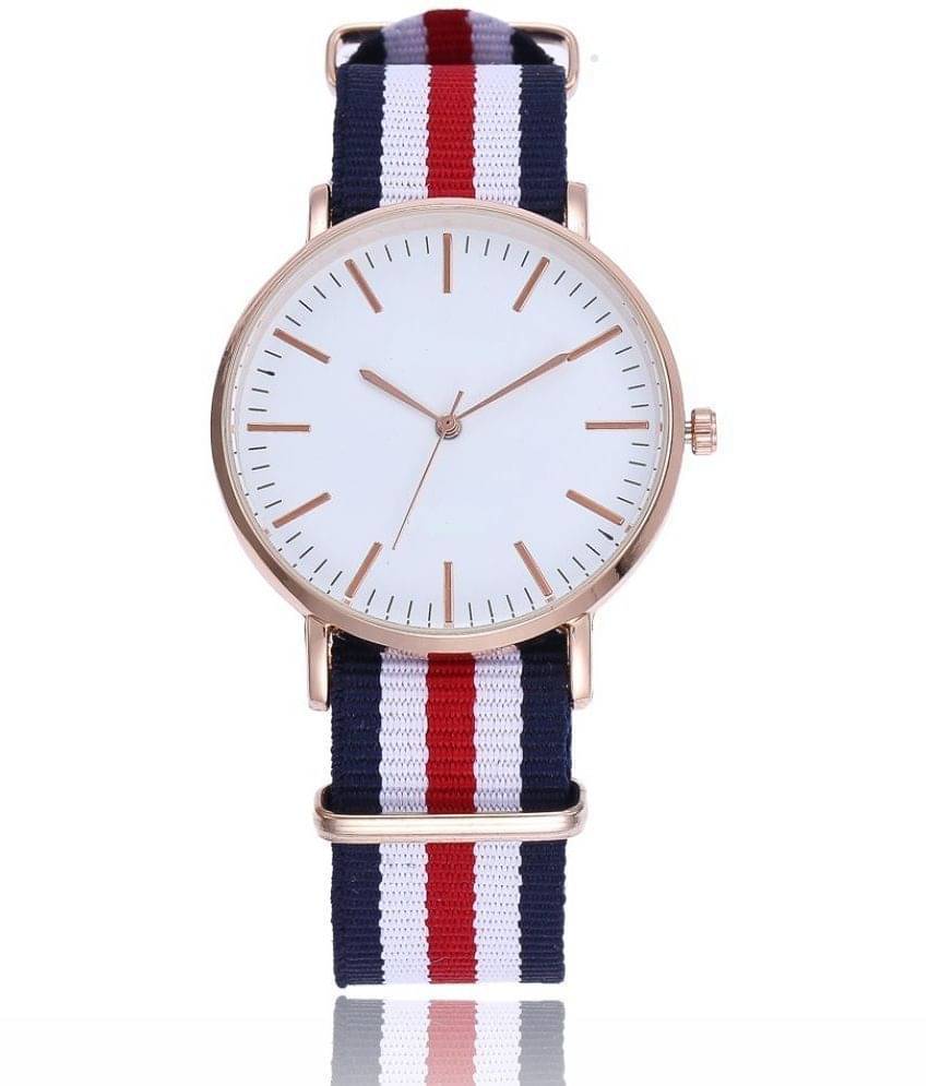 Renaissance Traders - Multicolor Nylon Analog Men's Watch Renaissance Traders - Multicolor Nylon Analog Men's Watch