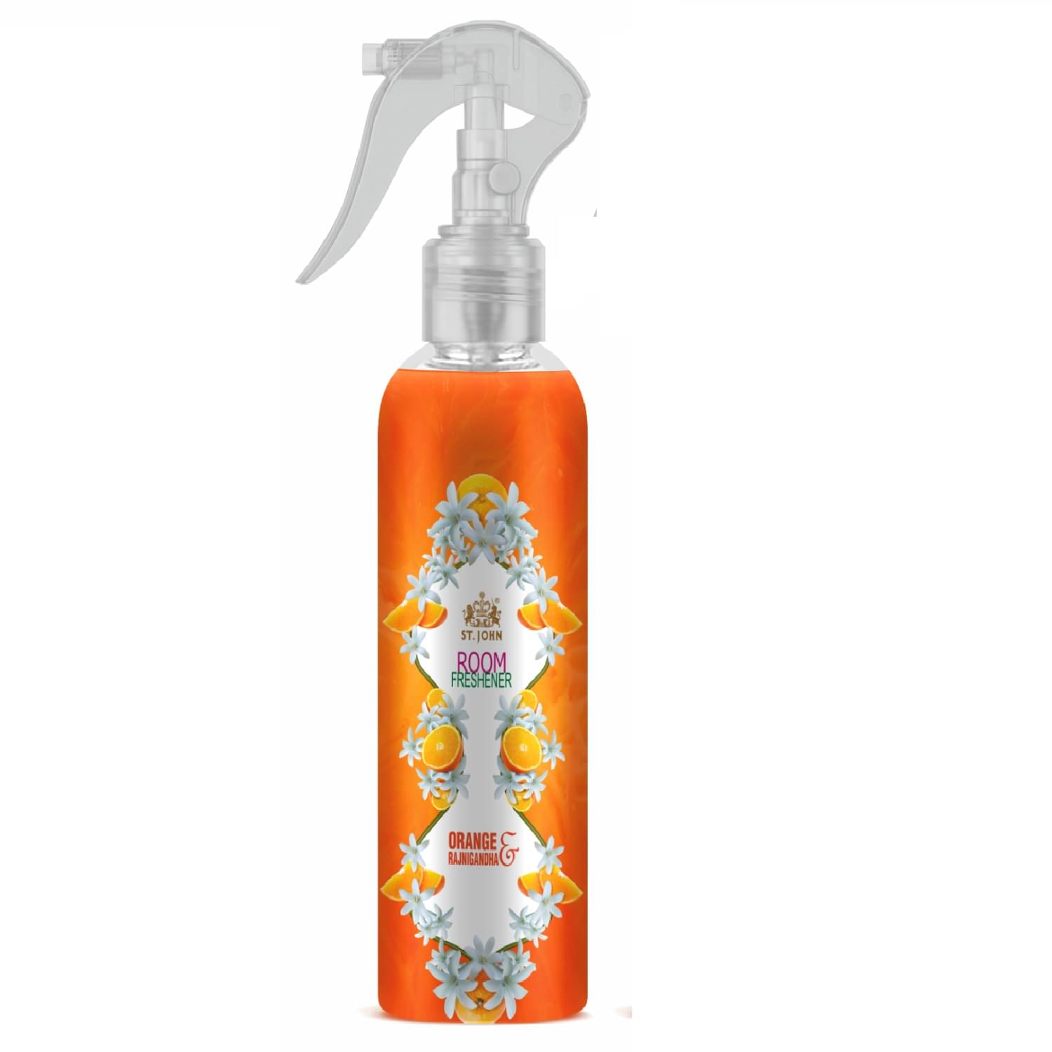     			ST.JOHN Orange Rajnigandha Room Freshener For Home & Office 250ml - Pack of 1