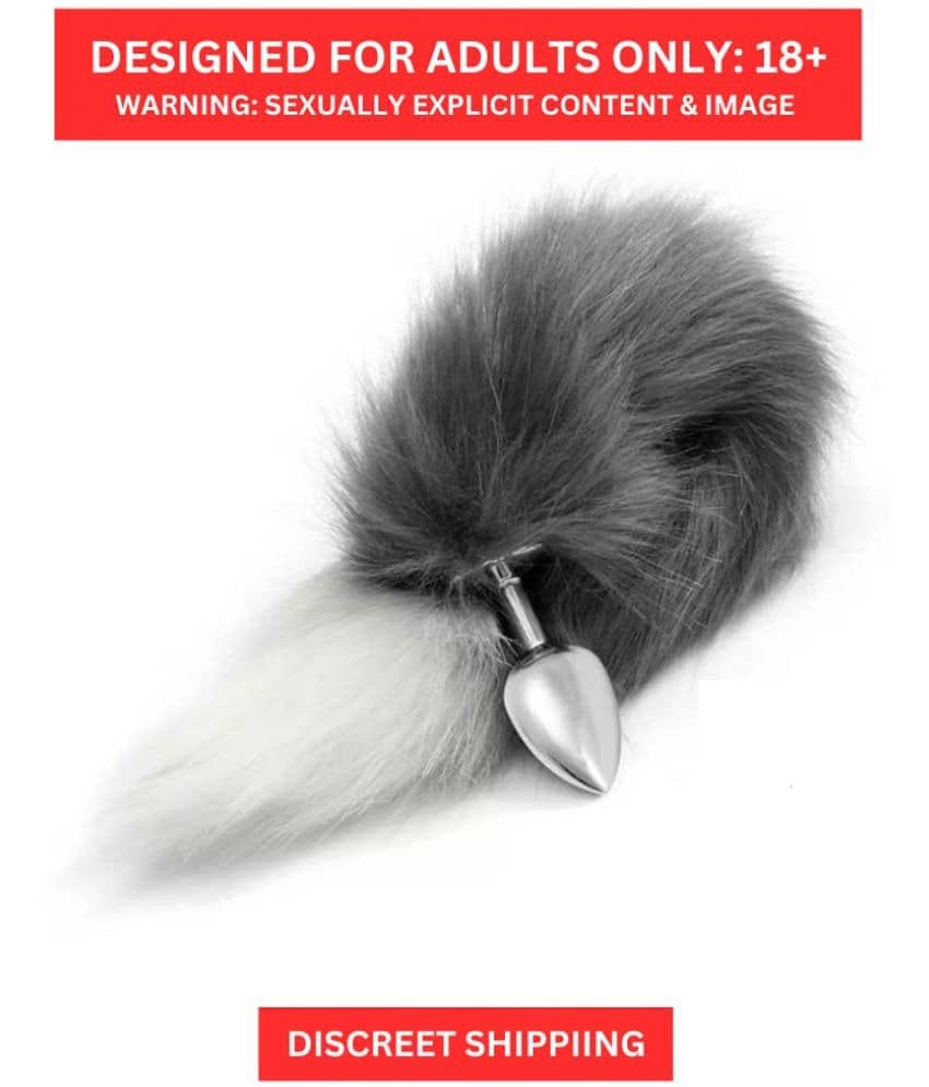 Stainless Steel Anal Plug Soft Fox Tail Butt Plug Stimulator Sex Toys For  Women