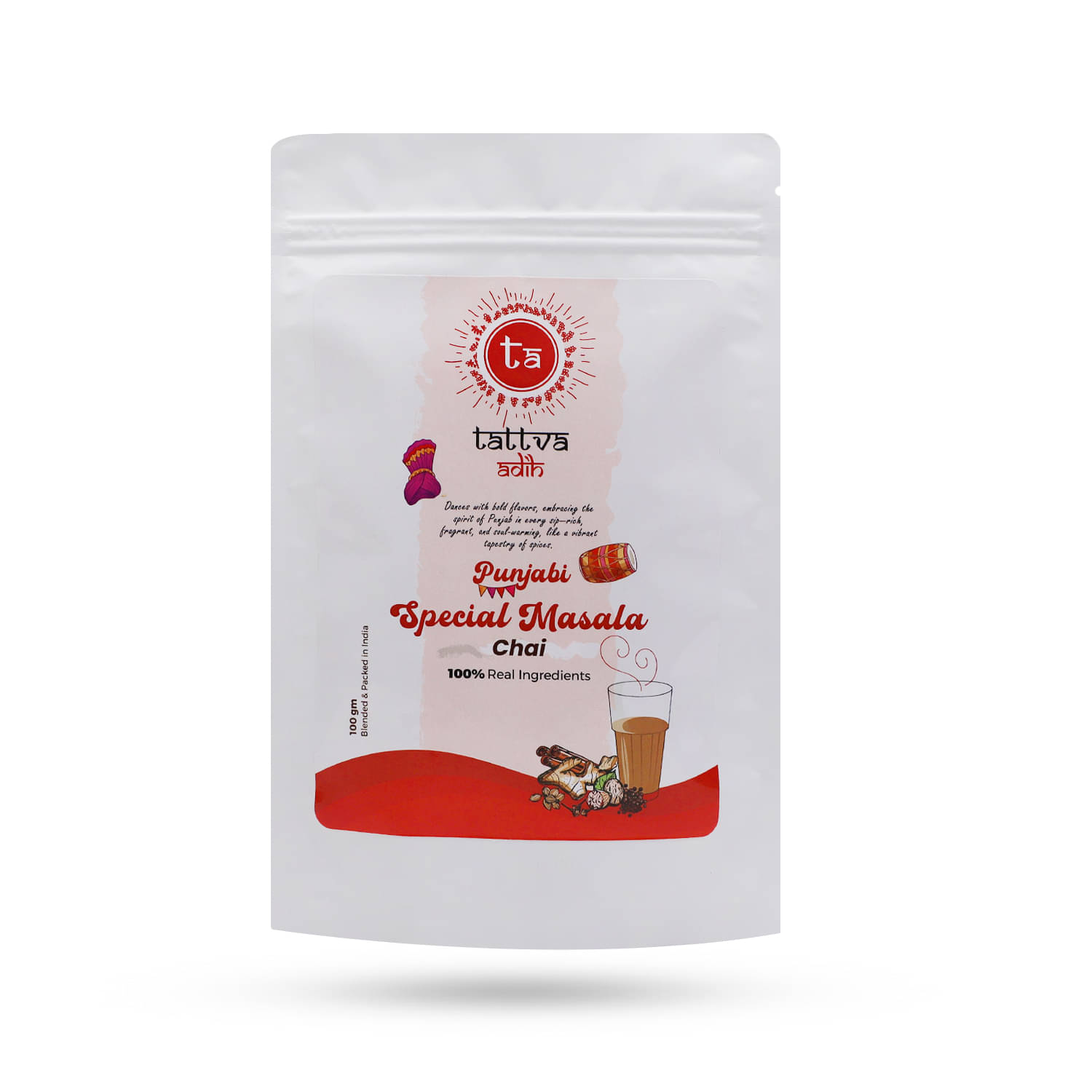     			Tattva Adih Masala Chai Tea Powder Black Pepper, Clove 100 gm