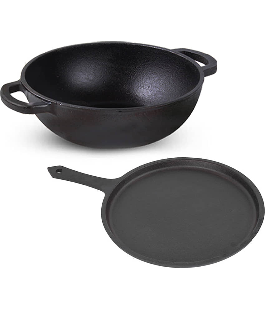 The Indus Valley - Black Cast Iron ( Set of 1 ) - Cookware | Buy online on ZillyBuy