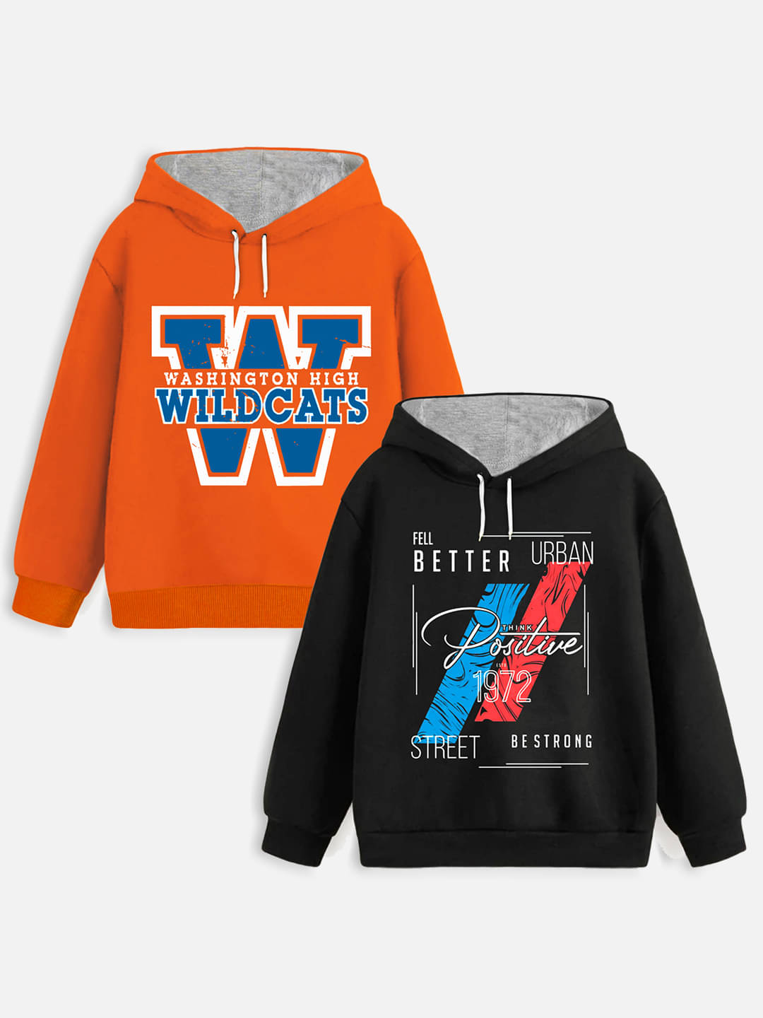 Trampoline Pack of 2 Boys Cotton Blend Sweatshirt ( Multicolor 3 ) Trampoline Pack of 2 Boys Cotton Blend Sweatshirt ( Multicolor 3 )