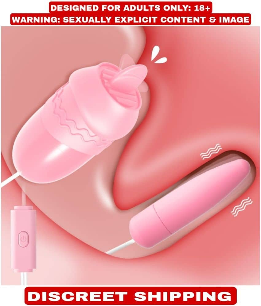 2 IN 1 LICKER+EGG USB POWER 12 FREQUENCY VIBRATOR SEXY TOY LOW PRICE FOR WOMEN BY KAMAHOUSE