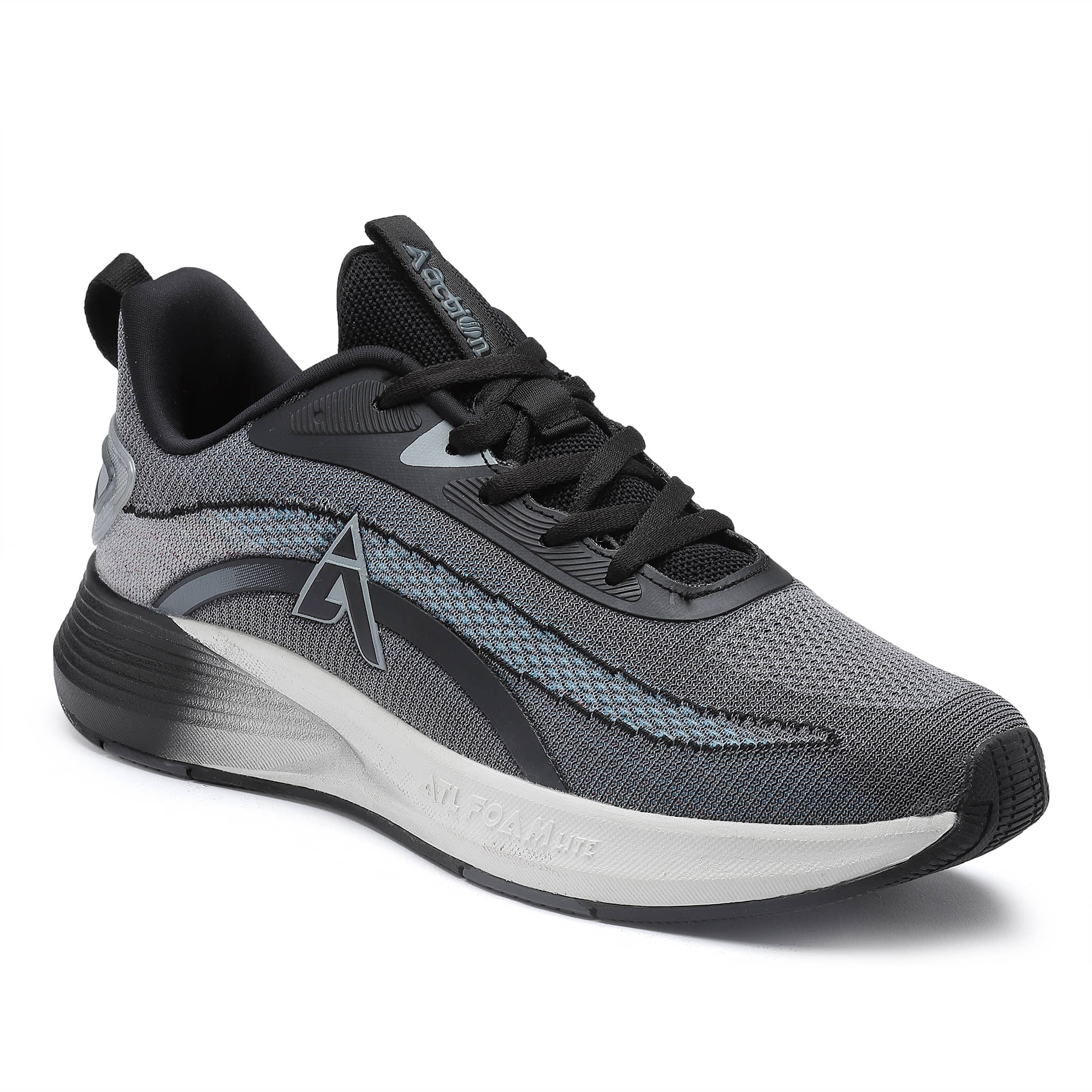 Action - BULLET-109 Black Men's Sports Running Shoes - Sports Shoes | Buy online on ZillyBuy