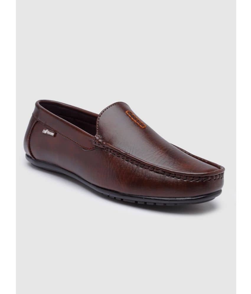 Action - Brown Men's Slip on - Formal Shoes | Buy online on ZillyBuy