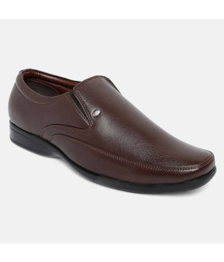 Action - Brown Men's Slip On Formal Shoes Action - Brown Men's Slip On Formal Shoes