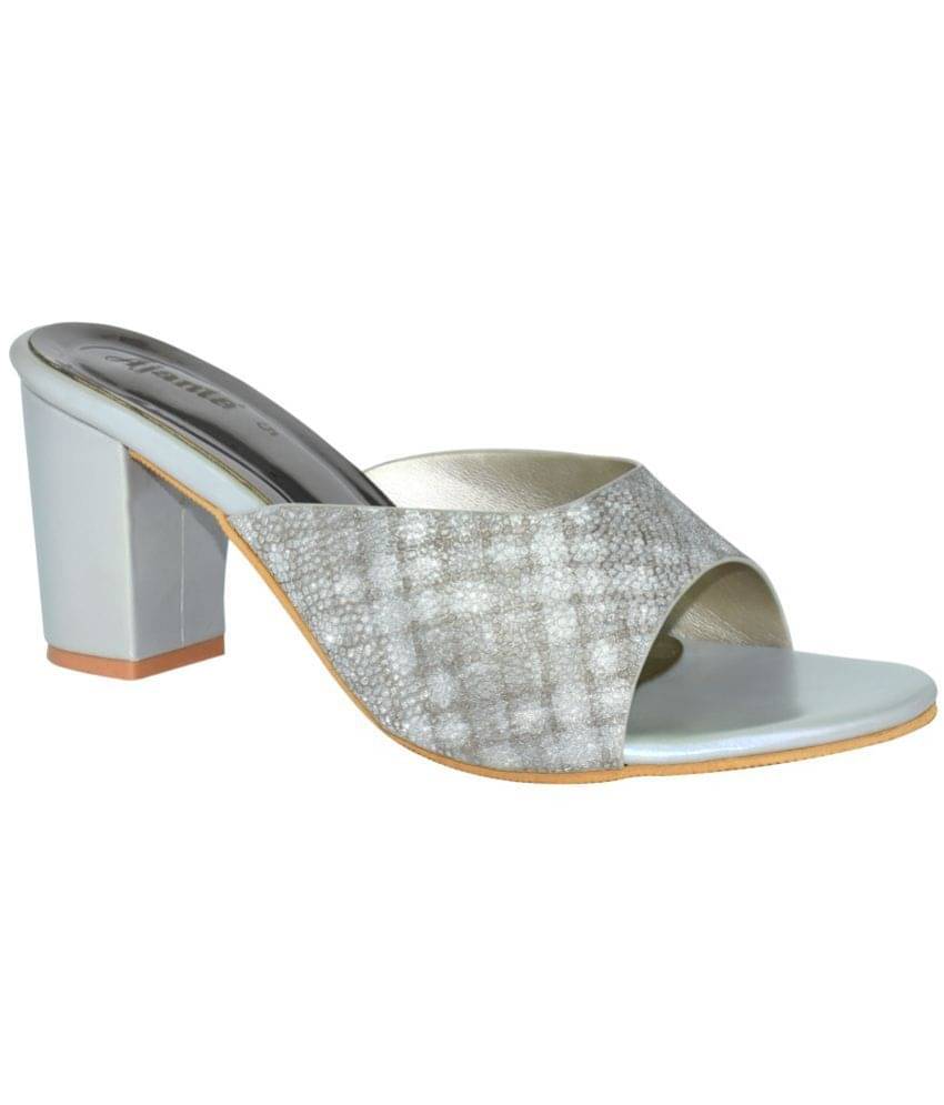     			Ajanta - Gray Women's Slip On Heels