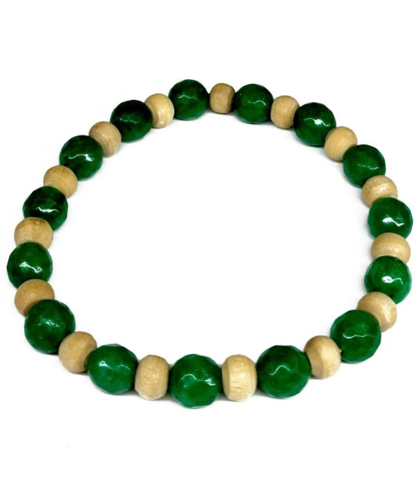 DAIVYA WELLNESS - Green Bracelet ( Pack of 1 ) - Bangles & Bracelets | Buy online on ZillyBuy