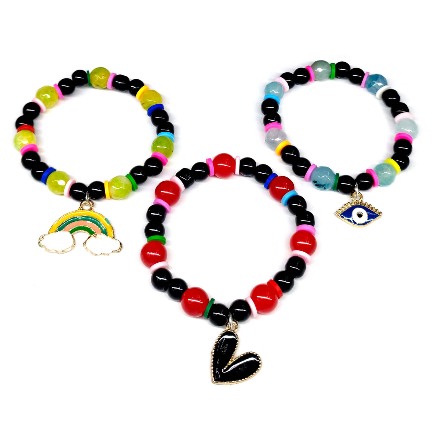 DAIVYA WELLNESS - Multicolor Bracelet ( Pack of 3 ) - Bangles & Bracelets | Buy online on ZillyBuy
