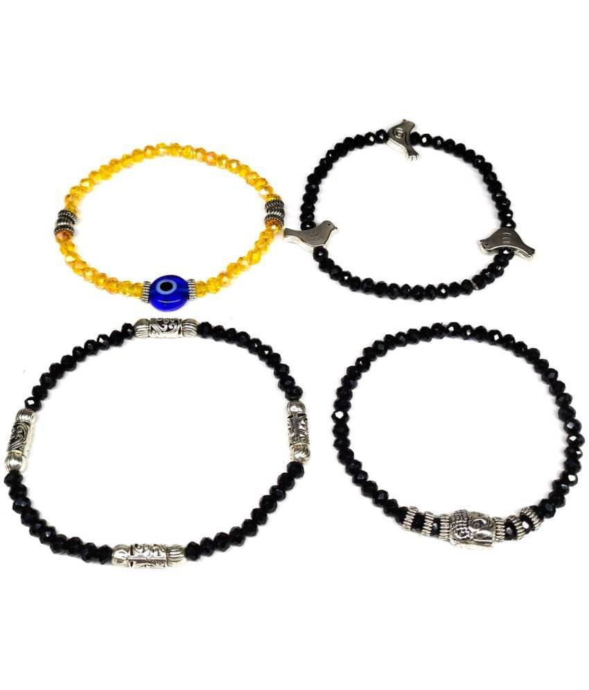 DAIVYA WELLNESS - Multicolor Bracelet ( Pack of 4 ) DAIVYA WELLNESS - Multicolor Bracelet ( Pack of 4 )