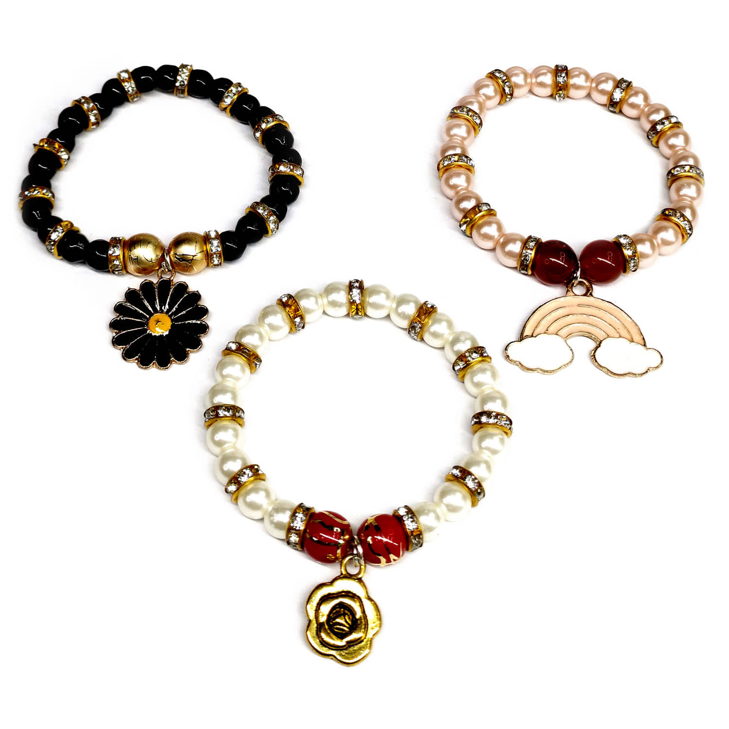 DAIVYA WELLNESS - Multicolor Bracelet ( Pack of 3 ) - Bangles & Bracelets | Buy online on ZillyBuy