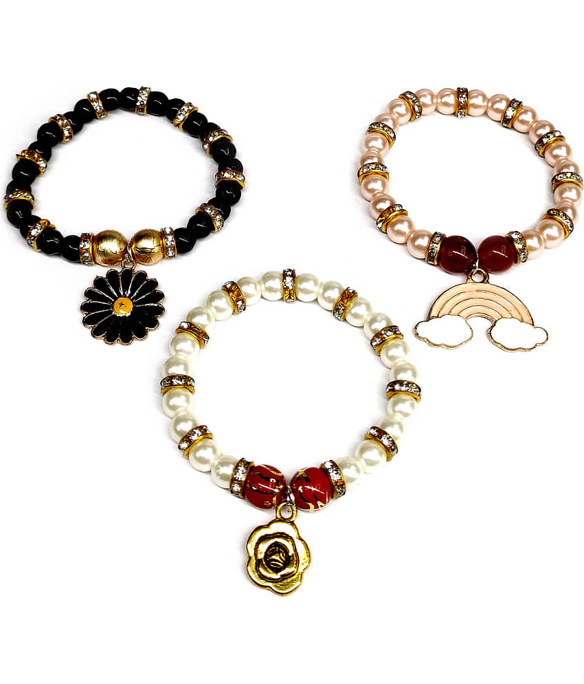DAIVYA WELLNESS - Multicolor Bracelet ( Pack of 3 ) - Bangles & Bracelets | Buy online on ZillyBuy
