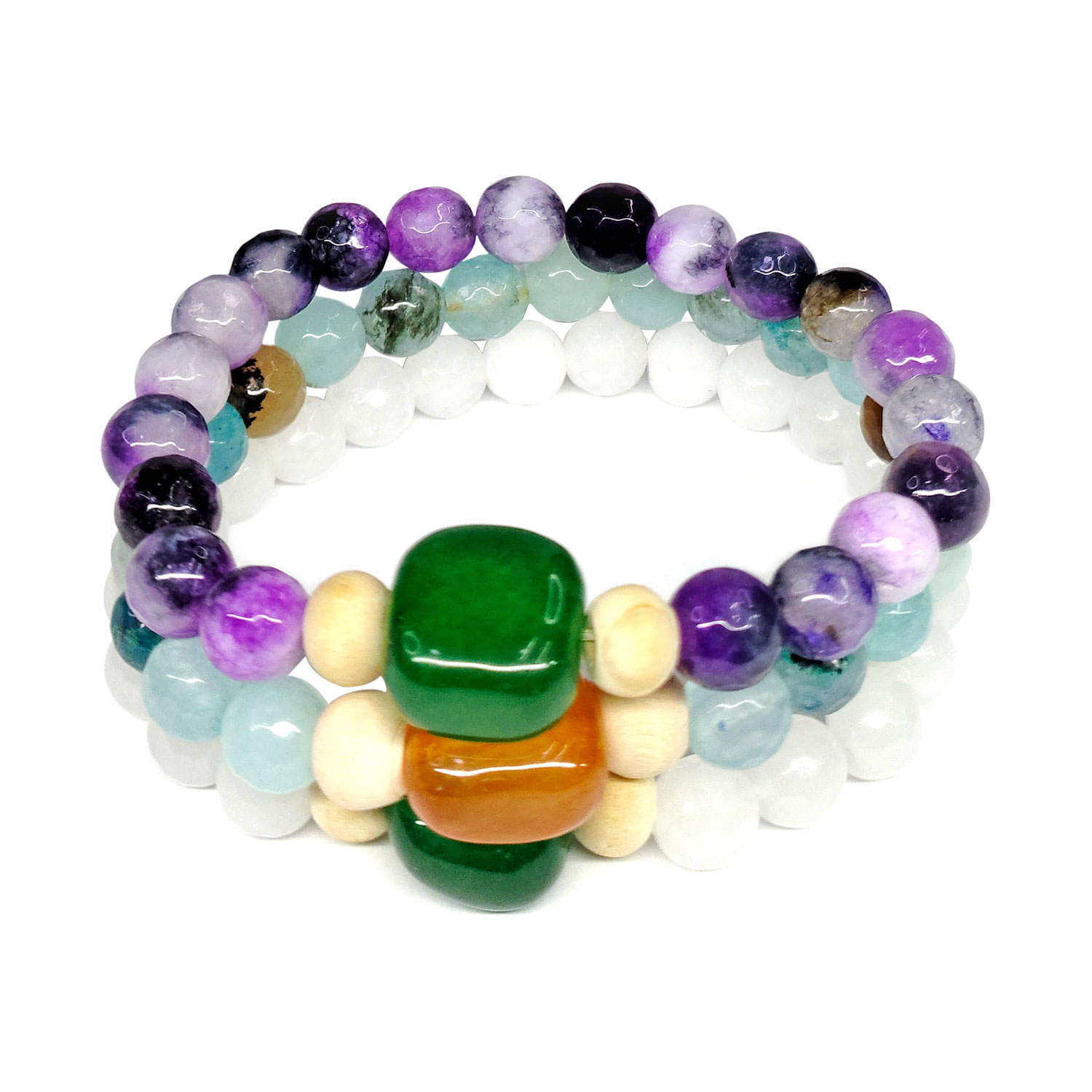 DAIVYA WELLNESS - Multicolor Bracelet ( Pack of 3 )     			DAIVYA WELLNESS - Multicolor Bracelet ( Pack of 3 )