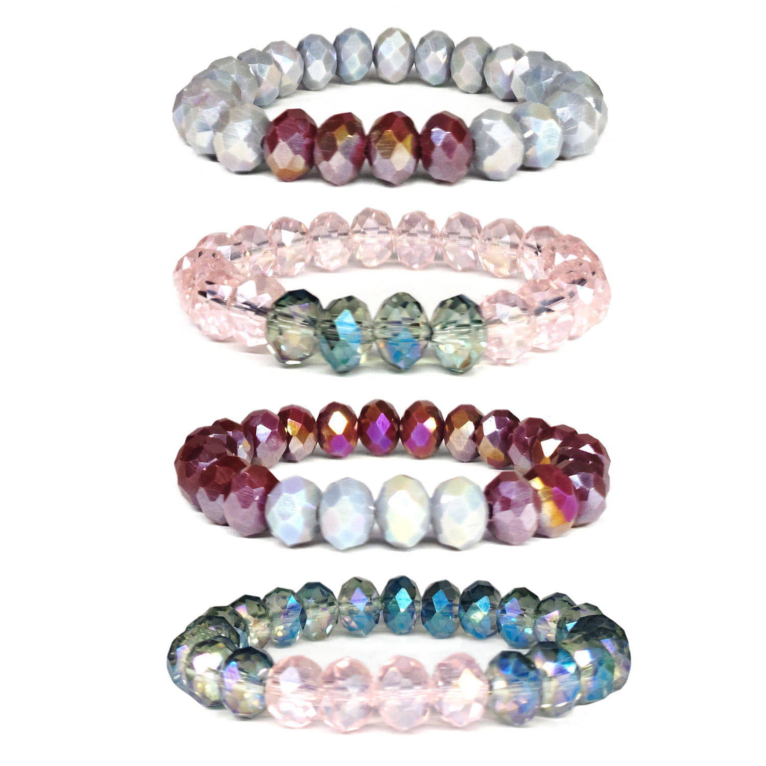 DAIVYA WELLNESS - Multicolor Bracelet ( Pack of 4 ) DAIVYA WELLNESS - Multicolor Bracelet ( Pack of 4 )