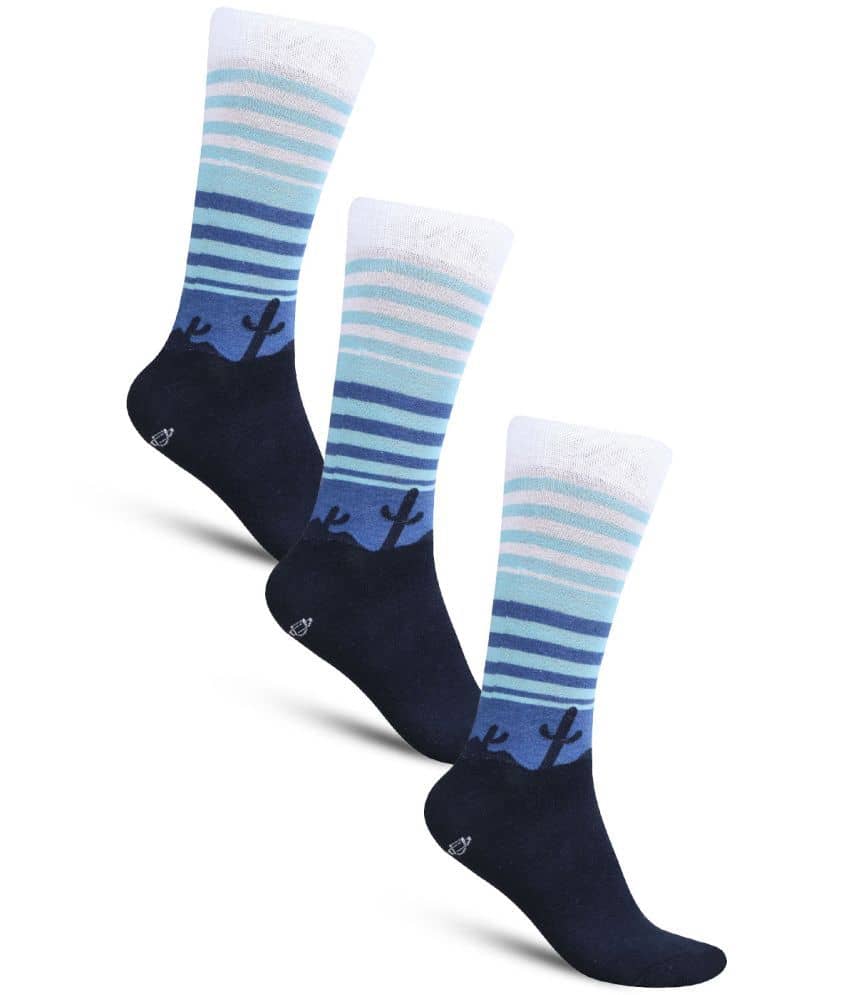 Dollar - Cotton Men's Printed Sea Green Full Length Socks ( Pack of 3 ) - Socks | Buy online on ZillyBuy