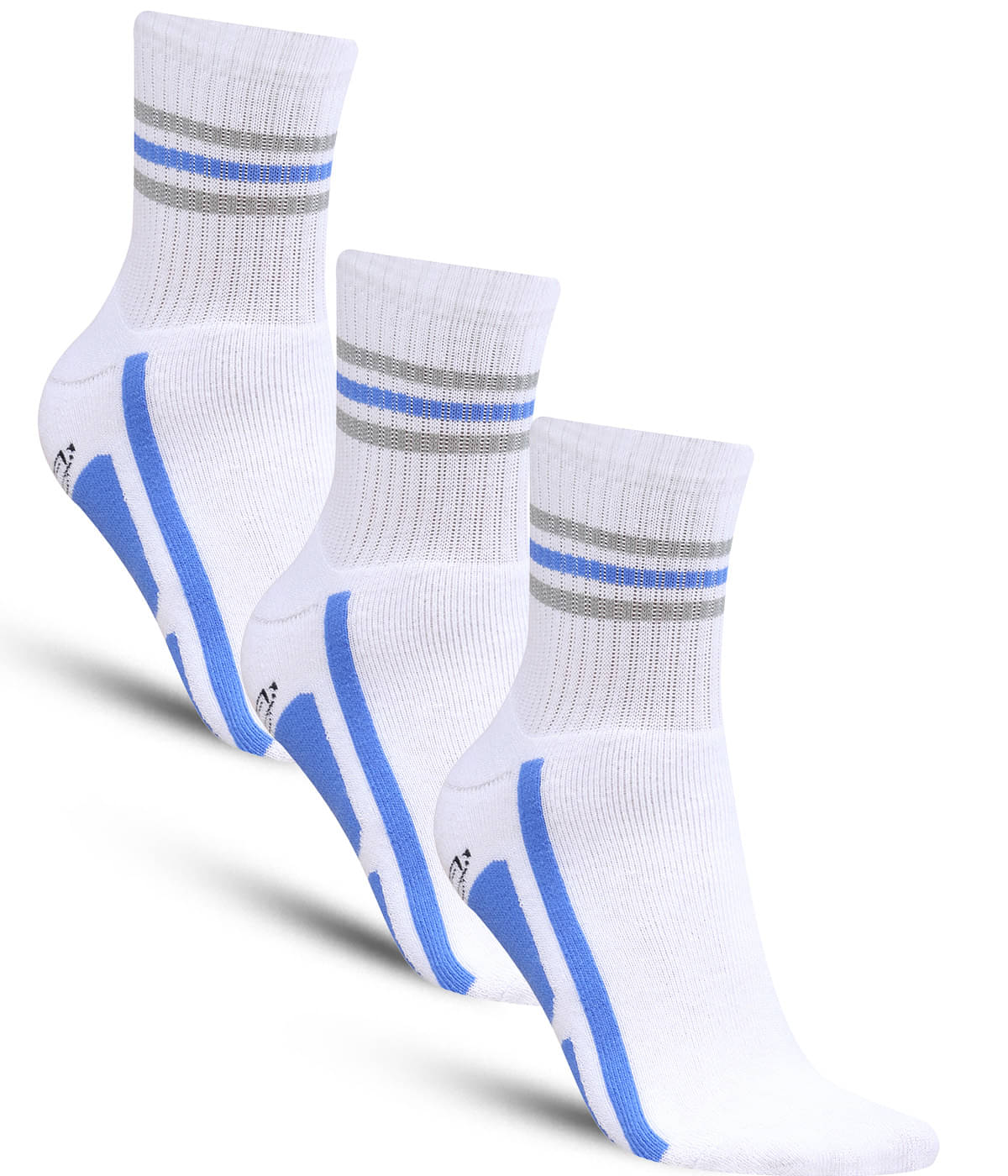 Dollar - Cotton Men's Self Design White Ankle Length Socks ( Pack of 3 )     			Dollar - Cotton Men's Self Design White Ankle Length Socks ( Pack of 3 )