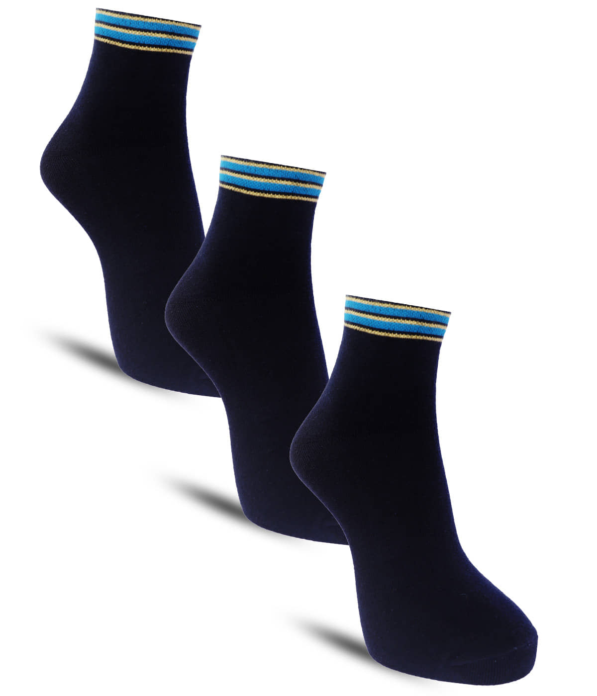Dollar - Cotton Men's Solid Black Ankle Length Socks ( Pack of 3 ) - Socks | Buy online on ZillyBuy