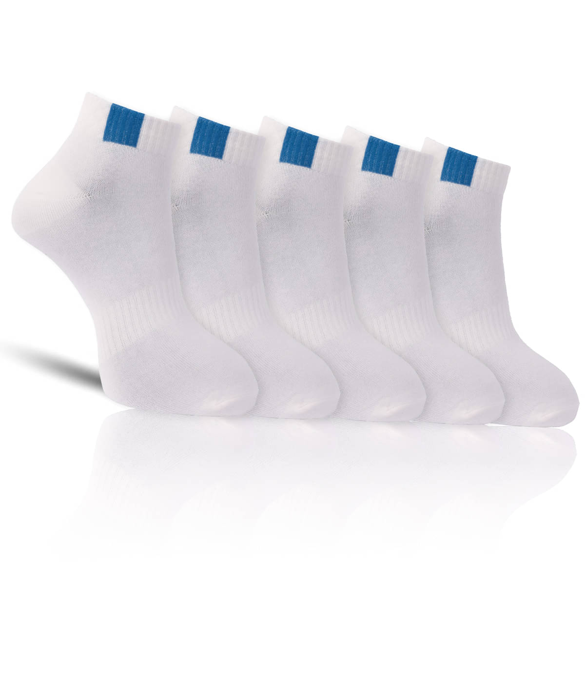 Dollar - Cotton Men's Solid White Ankle Length Socks ( Pack of 5 )     			Dollar - Cotton Men's Solid White Ankle Length Socks ( Pack of 5 )