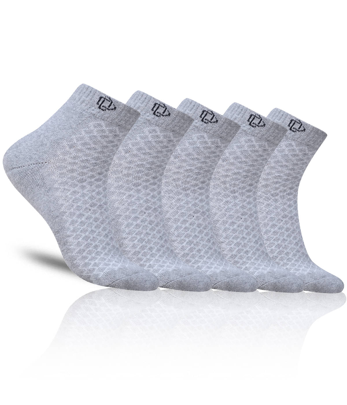 Dollar - Gray Cotton Blend Women's Combo ( Pack of 5 ) Dollar - Gray Cotton Blend Women's Combo ( Pack of 5 )