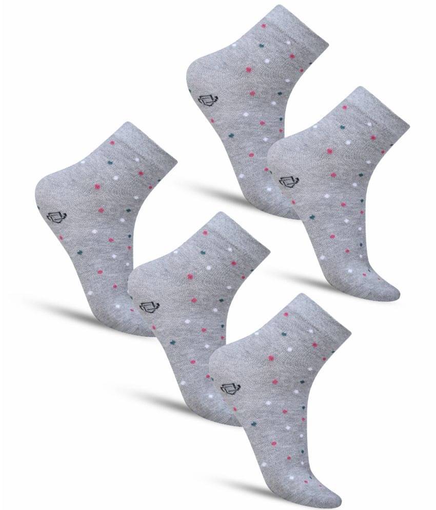Dollar - Gray Cotton Blend Women's Combo ( Pack of 5 ) Dollar - Gray Cotton Blend Women's Combo ( Pack of 5 )