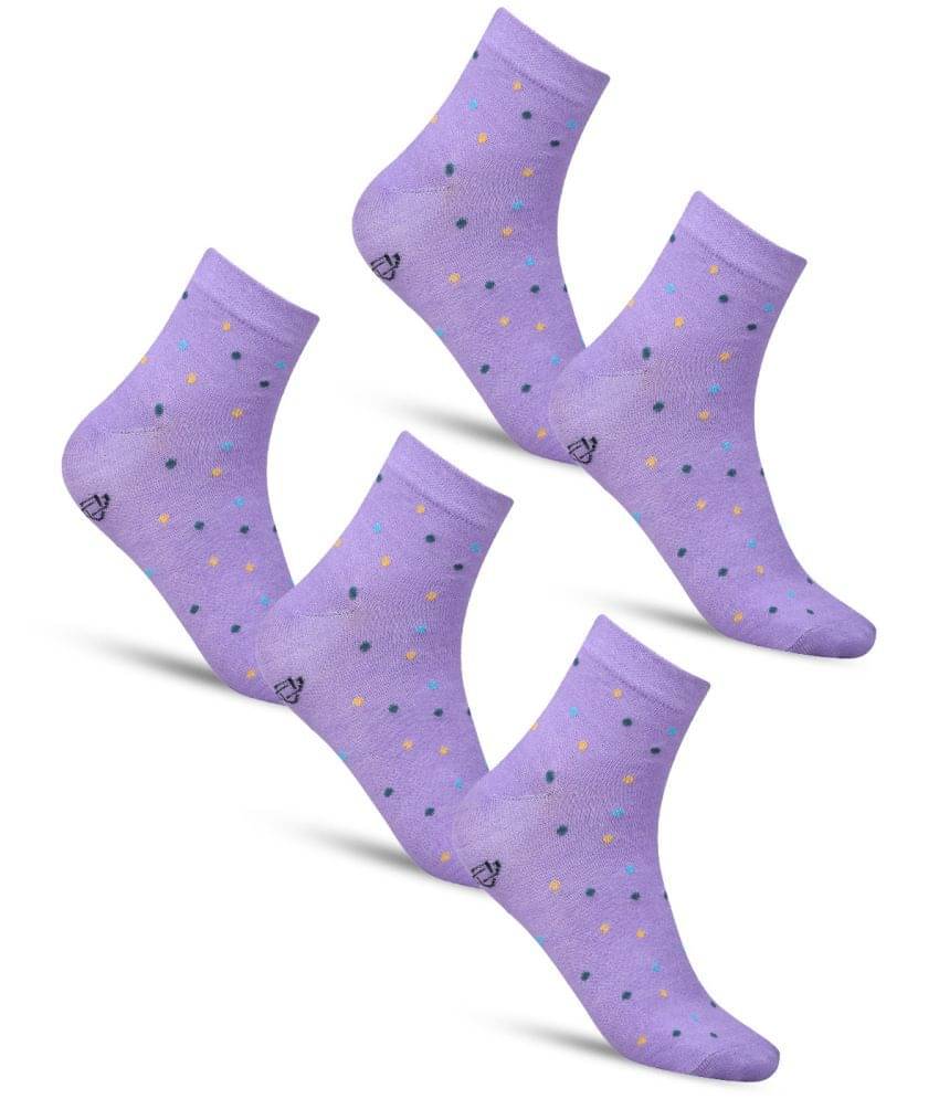Dollar - Purple Cotton Blend Women's Combo ( Pack of 5 )     			Dollar - Purple Cotton Blend Women's Combo ( Pack of 5 )