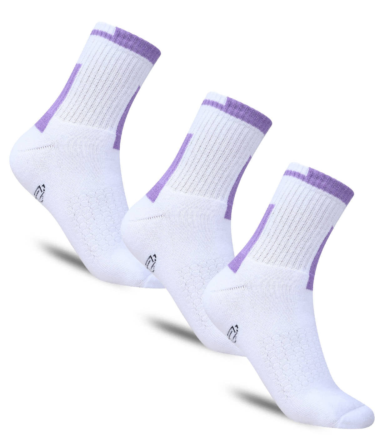 Dollar - White Cotton Blend Women's Combo ( Pack of 3 ) - Socks | Buy online on ZillyBuy