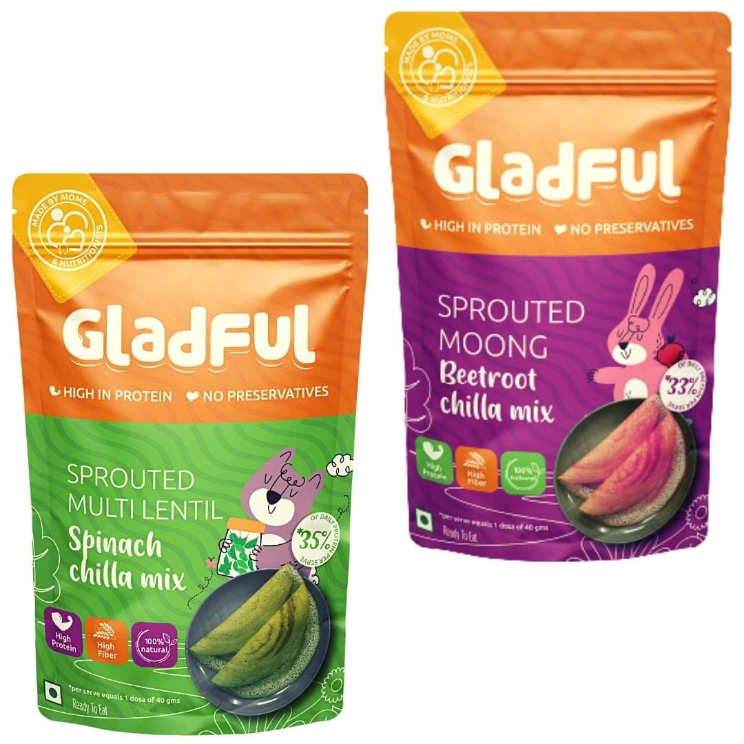 Gladful CHILLA MIX Instant Mix 400 gm Gladful CHILLA MIX Instant Mix 400 gm