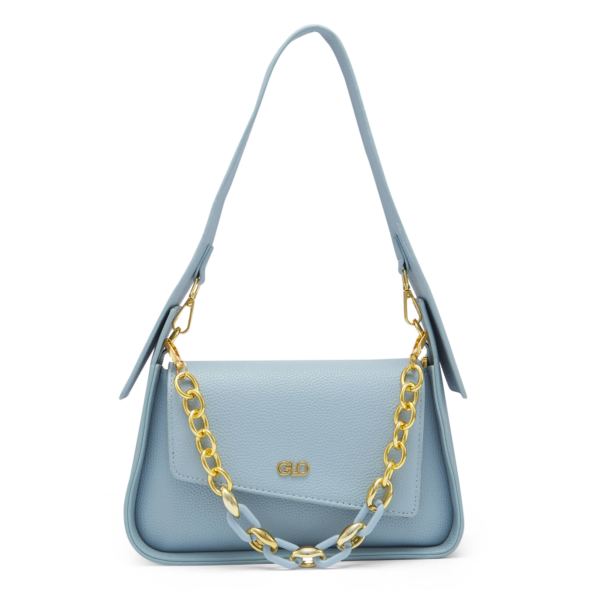     			Globus - Blue PU Handbags Accessories