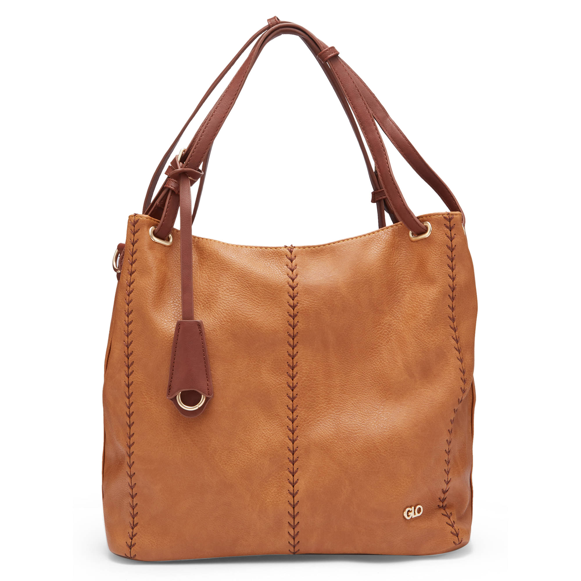     			Globus - Tan PU Handbags Accessories