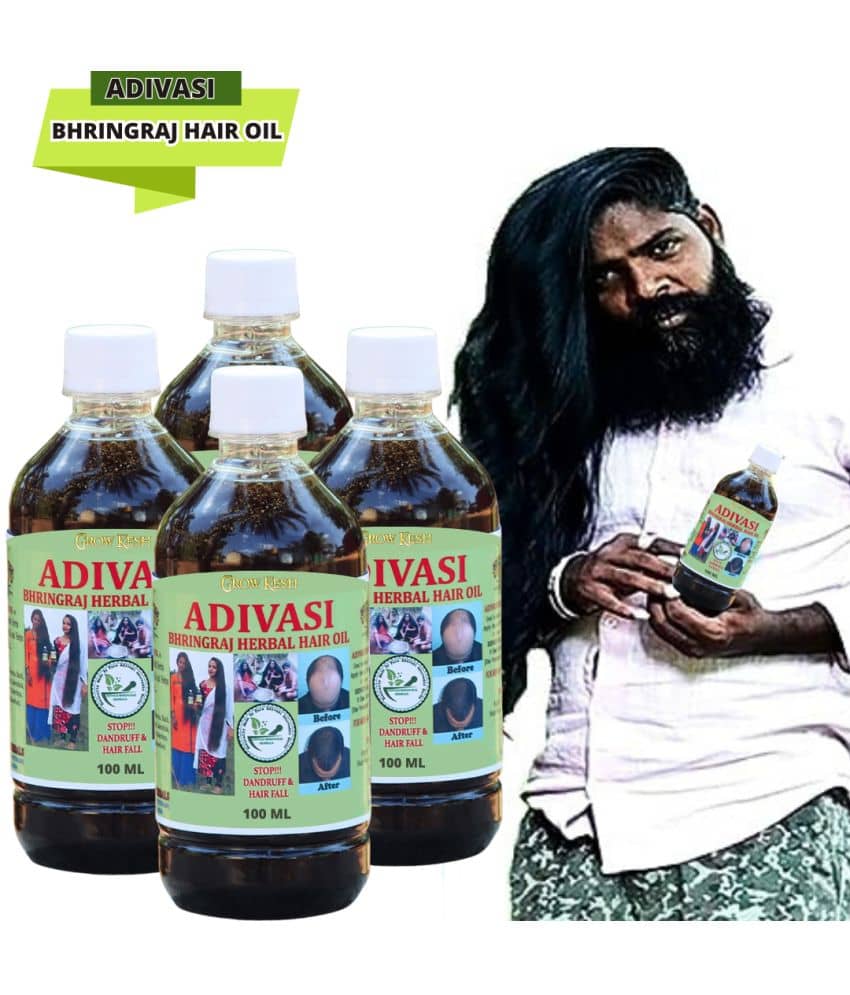 Growkesh - Hair Growth Bhringraj Oil 400 ml ( Pack of 4 )