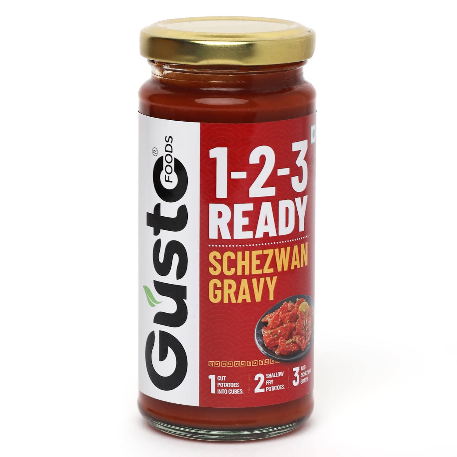 Gusto Foods Instant Schezwan Gravy 250 gm Gusto Foods Instant Schezwan Gravy 250 gm