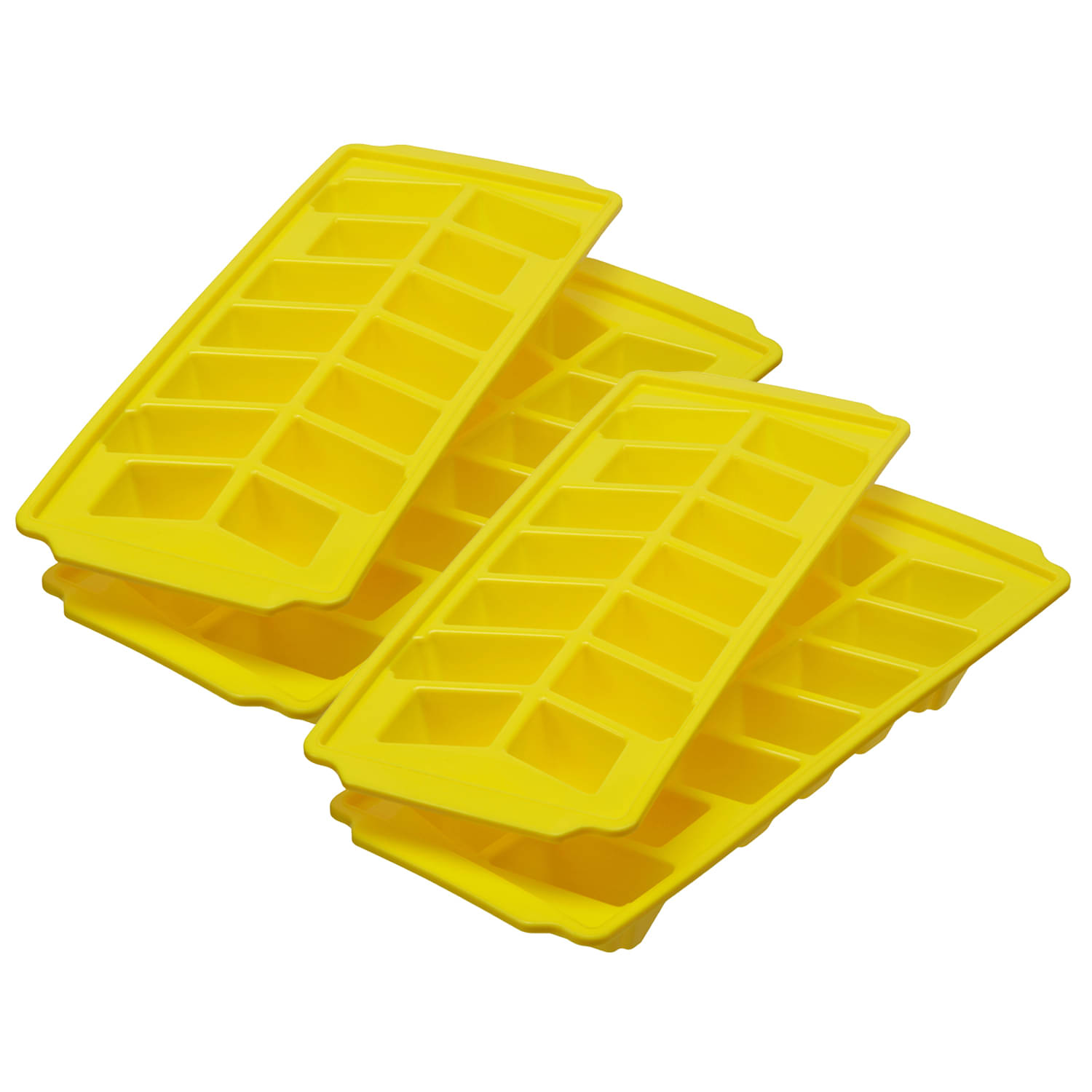     			Generic Ice Cube Tray Yellow 4 Pcs