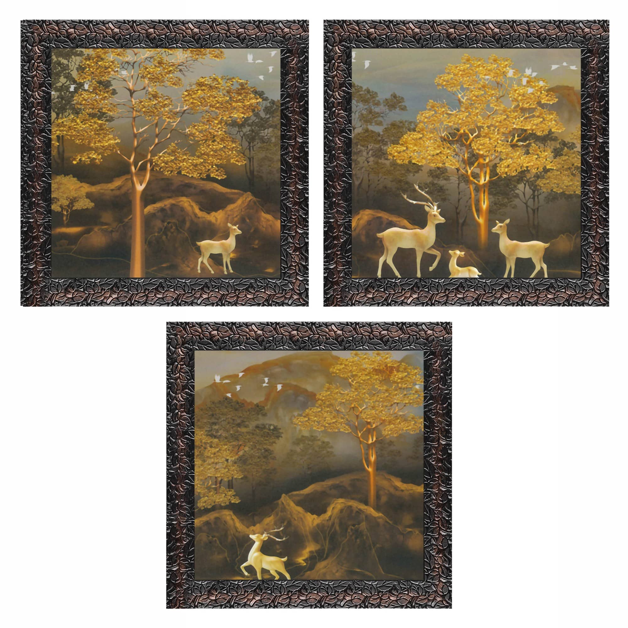 Indianara - Abstract Painting With Frame