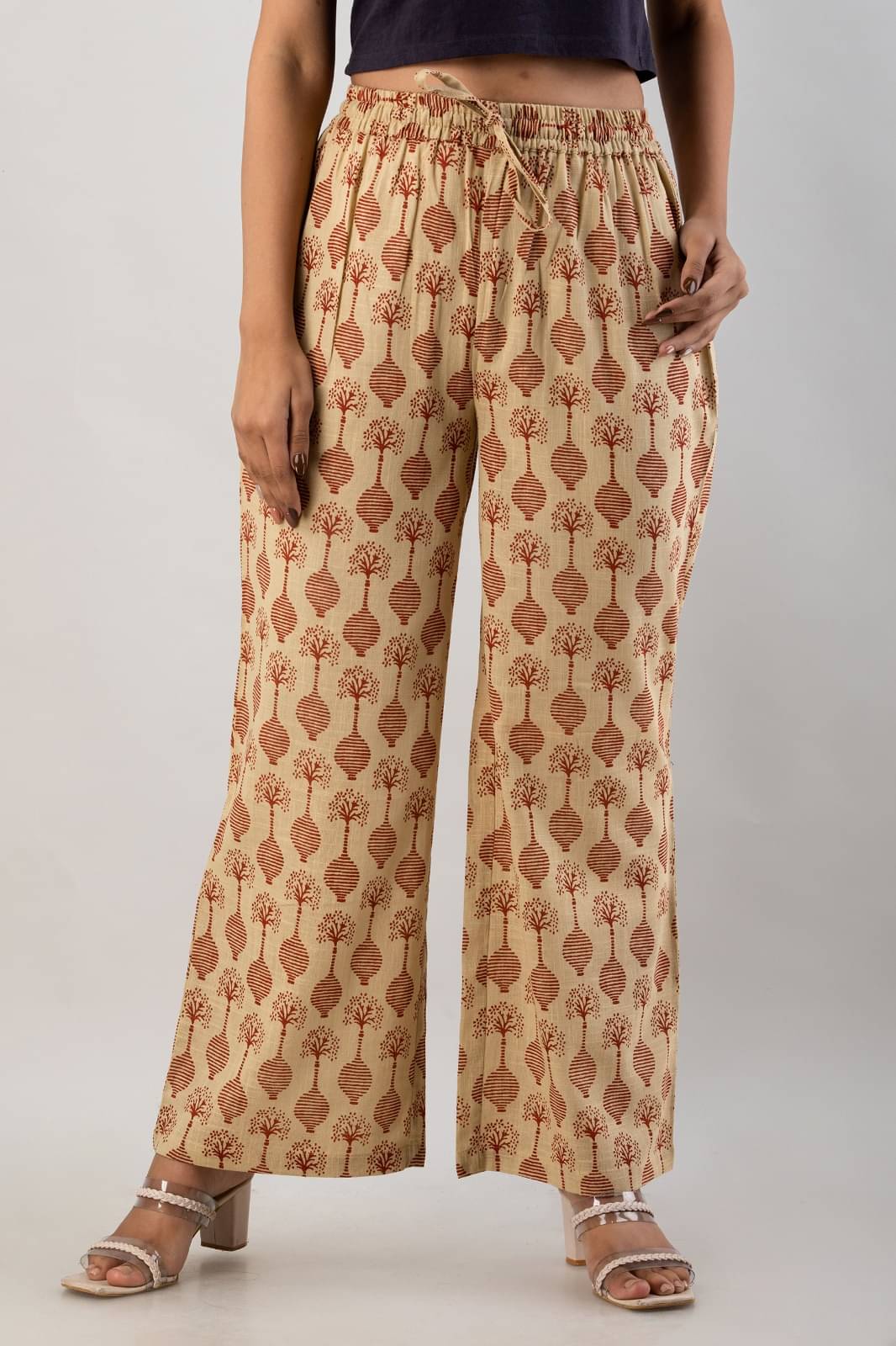 MAUKA - Yellow Rayon Women's Palazzo ( Pack of 1 ) MAUKA - Yellow Rayon Women's Palazzo ( Pack of 1 )