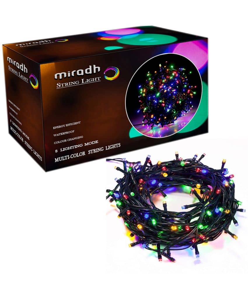 MIRADH - Black 33Mtr String Light (Pack of 1)