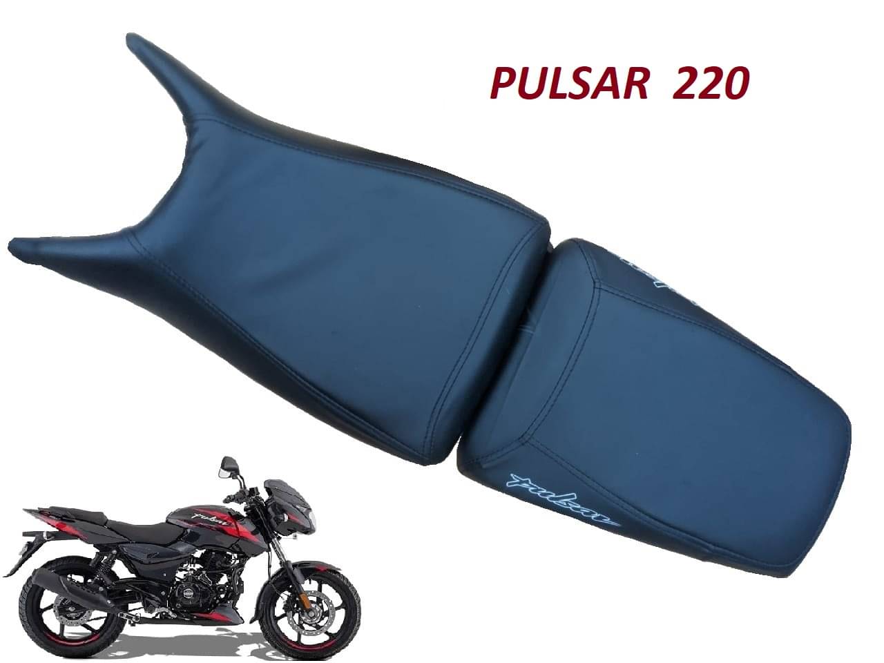 PULSAR 220 F SPLIT BIKE SEAT COVER     			PULSAR 220 F SPLIT BIKE SEAT COVER