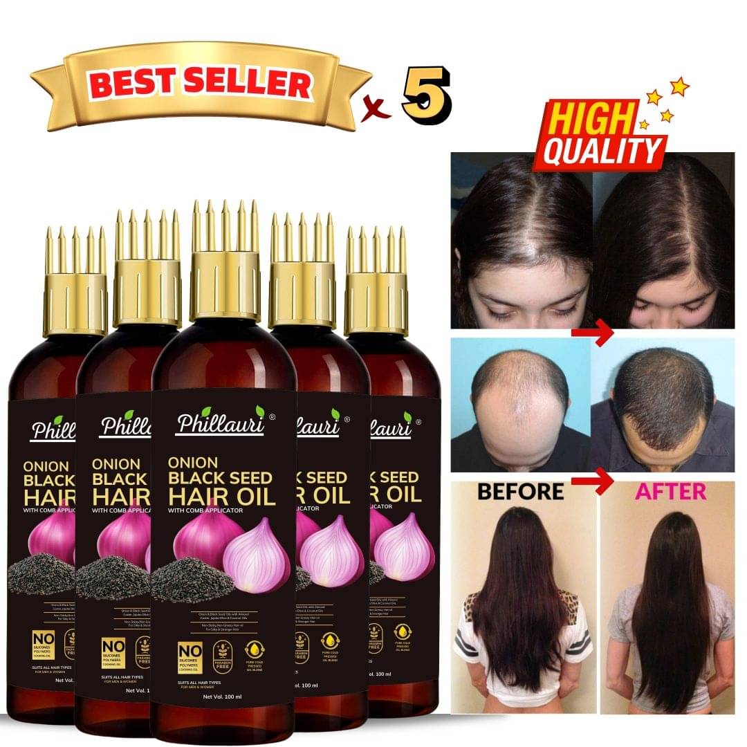 Phillauri - Anti Hair Fall Bhringraj Oil 500 ml ( Pack of 5 ) Phillauri - Anti Hair Fall Bhringraj Oil 500 ml ( Pack of 5 )