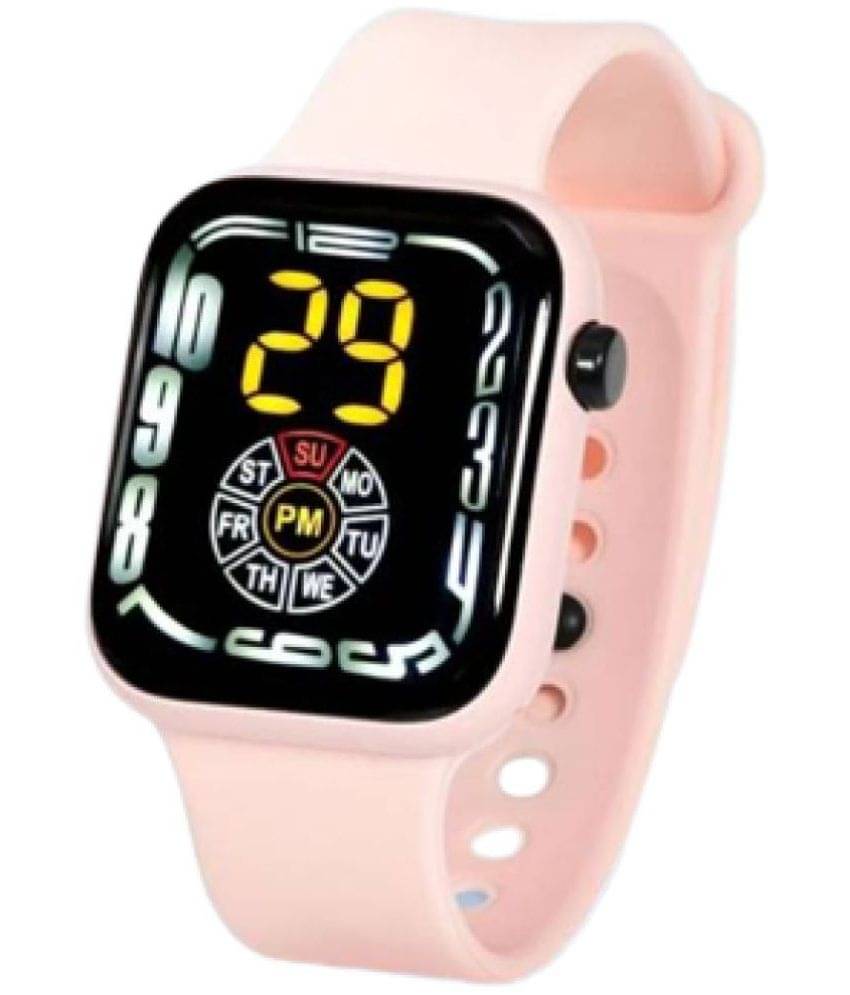 Renaissance Traders - Pink PU Digital Womens Watch Renaissance Traders - Pink PU Digital Womens Watch