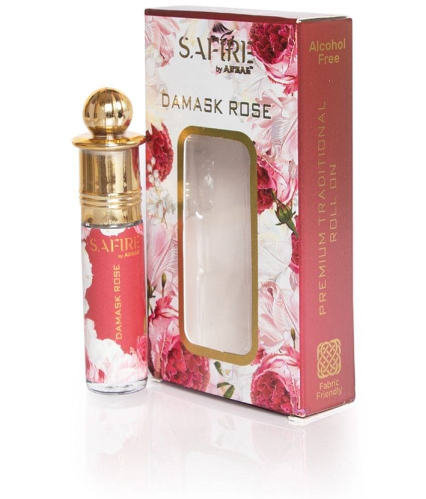     			SAFIRE DAMASK ROSE ATTAR (COMBO PACK 6ML*2) ROLL-ON PERFUME OIL FOR MEN AND WOMEN
