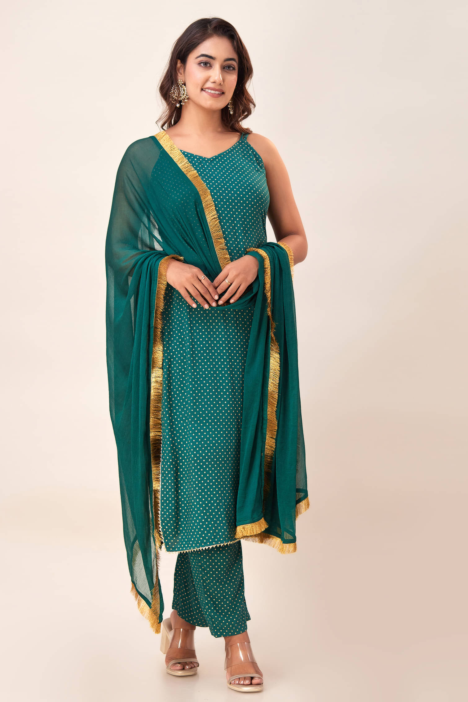 SVARCHI Viscose Printed Kurti With Pants Women's Stitched Salwar Suit - Green ( Pack of 1 )     			SVARCHI Viscose Printed Kurti With Pants Women's Stitched Salwar Suit - Green ( Pack of 1 )