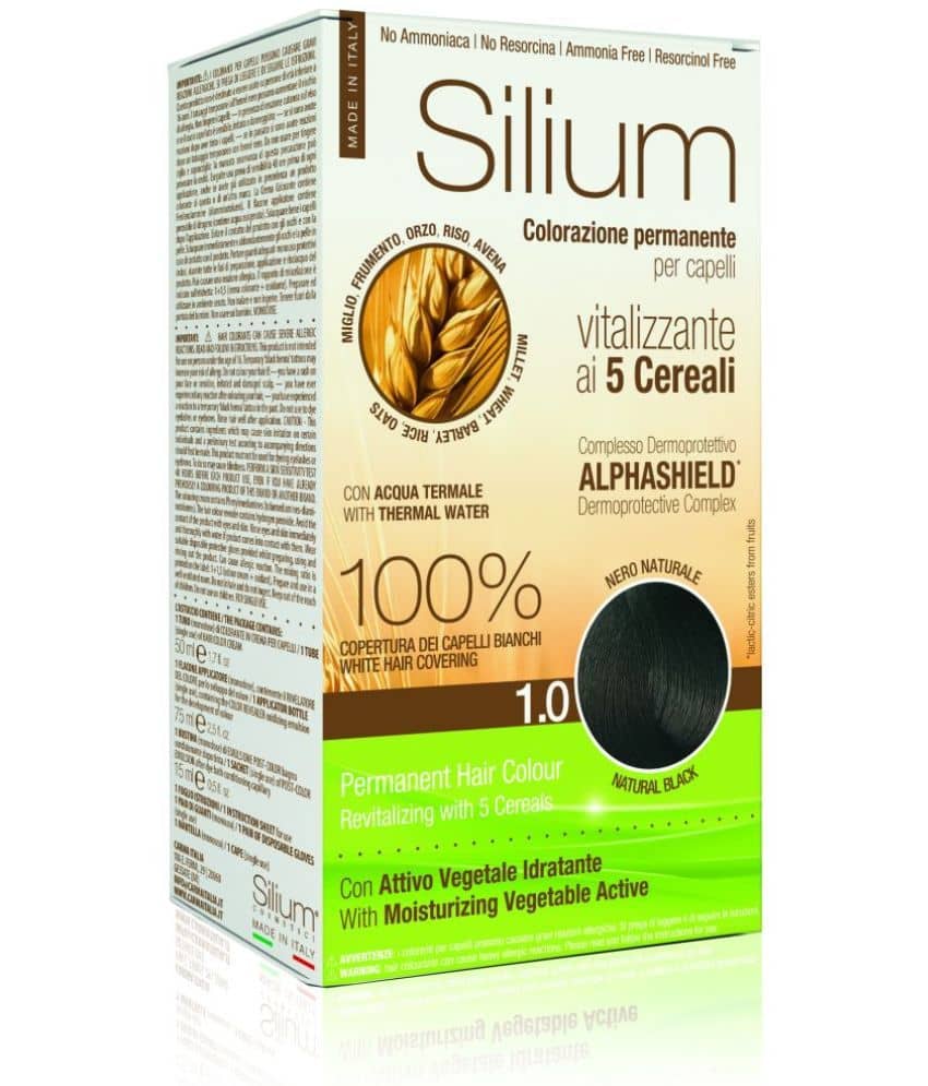 Silium - Black Ammonia Free Permanent Hair Color 125