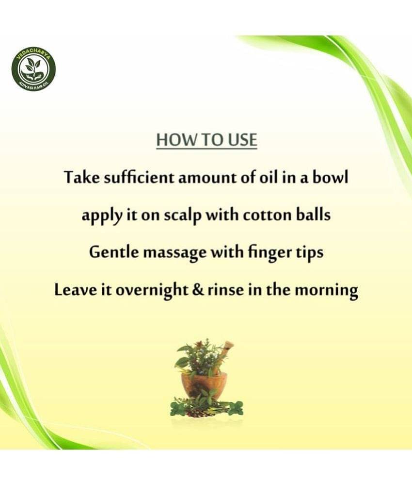 VEDACHARYA ADIVASI HAIR OIL - Hair Growth Bhringraj Oil 500 ml ( Pack of 1 )