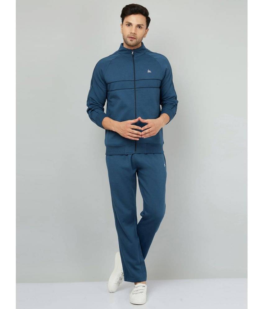     			YHA Teal Fleece Regular Fit Men's Tracksuit ( Pack of 1 )