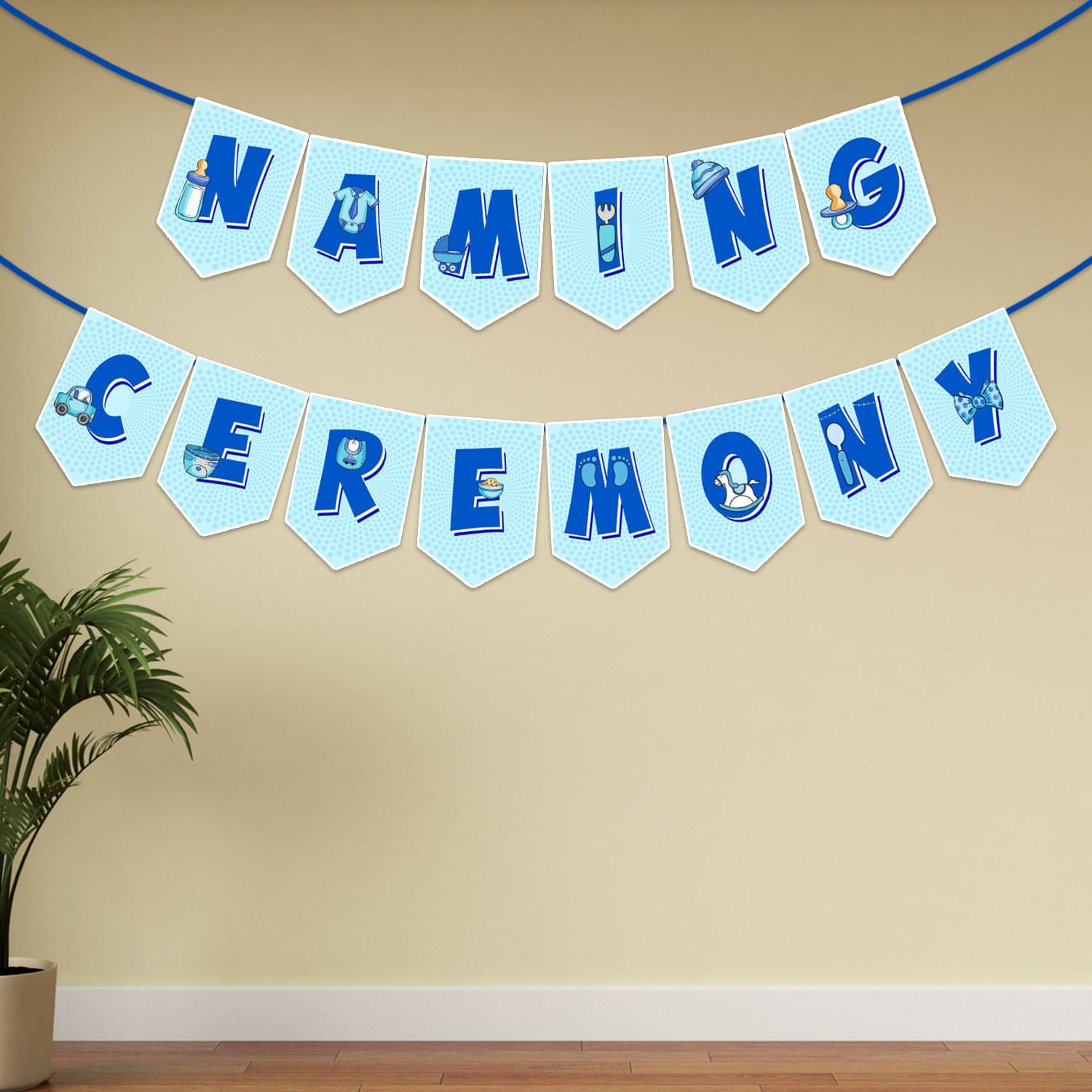     			Zyozi Naming Ceremony Blue Banner, Naming Ceremony Decorations, Naming Ceremony Party Favors, Naming Ceremony Decorations Banner