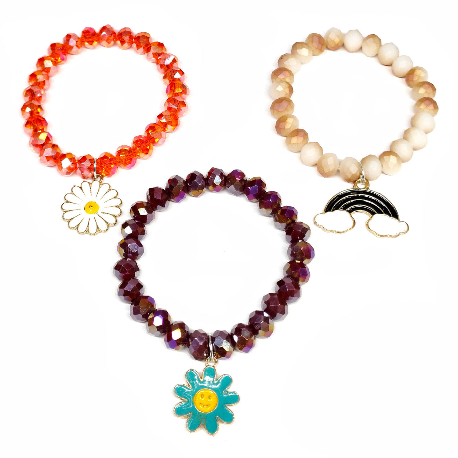 DAIVYA WELLNESS - Multicolor Bracelet ( Pack of 3 ) DAIVYA WELLNESS - Multicolor Bracelet ( Pack of 3 )
