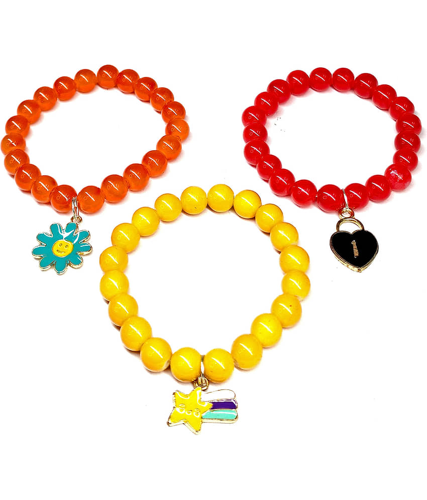 DAIVYA WELLNESS - Multicolor Bracelet ( Pack of 3 ) - Bangles & Bracelets | Buy online on ZillyBuy