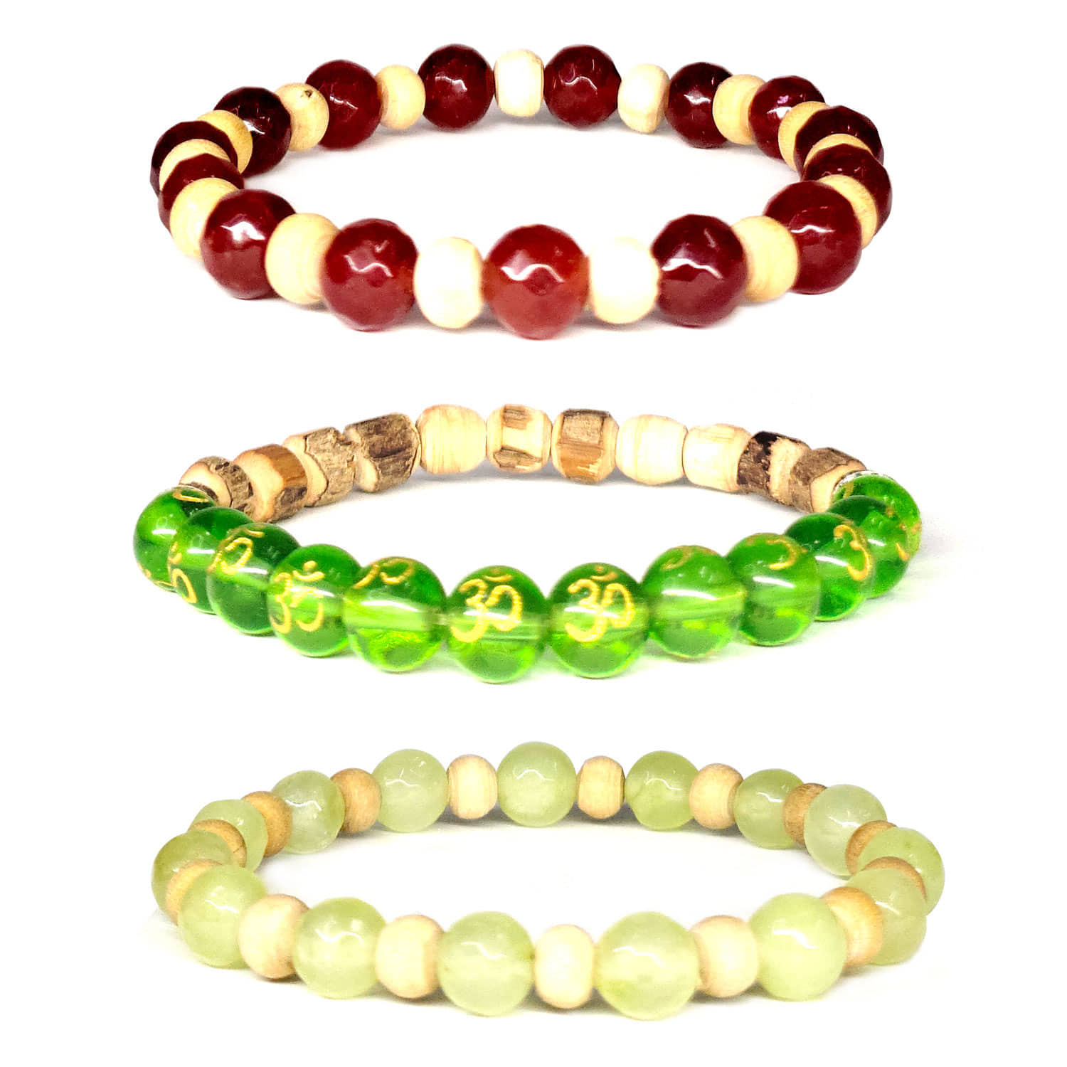 DAIVYA WELLNESS - Multicolor Bracelet ( Pack of 3 ) - Bangles & Bracelets | Buy online on ZillyBuy