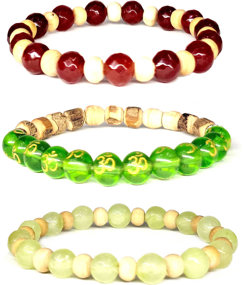 DAIVYA WELLNESS - Multicolor Bracelet ( Pack of 3 ) - Bangles & Bracelets | Buy online on ZillyBuy