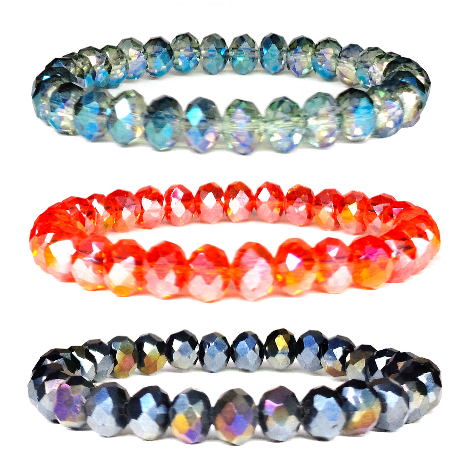 DAIVYA WELLNESS - Multicolor Bracelet ( Pack of 3 ) - Bangles & Bracelets | Buy online on ZillyBuy
