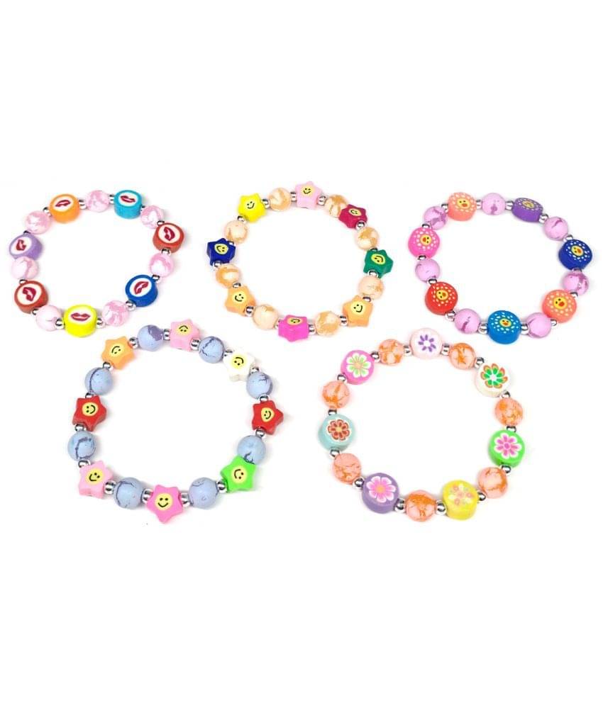 DAIVYA WELLNESS - Multicolor Bracelet ( Pack of 5 )     			DAIVYA WELLNESS - Multicolor Bracelet ( Pack of 5 )